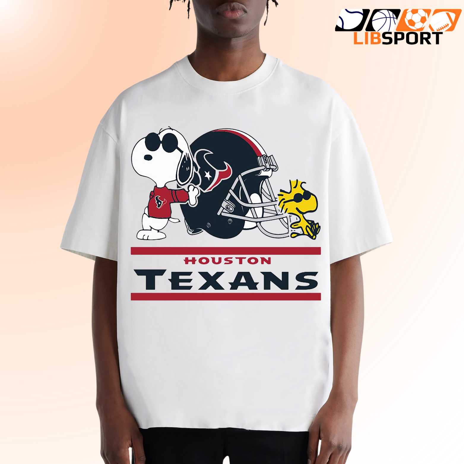 Snoopy Houston Texans T Shirt, Peanuts Nfl Tee, Game Day Fan Shirt